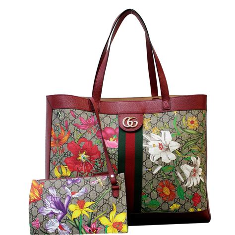 gucci handbag flowers|authentic gucci handbags on sale.